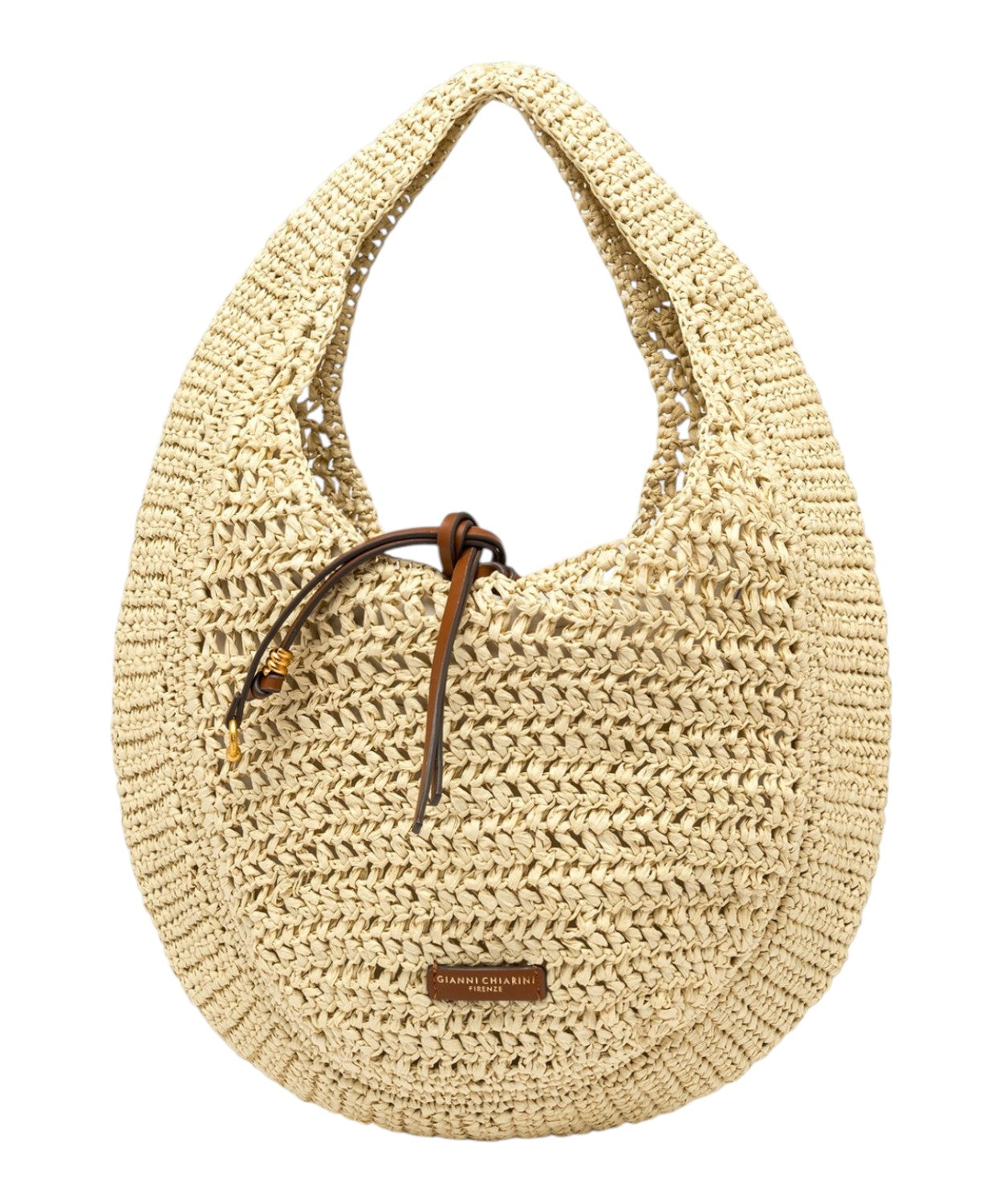 Borsa Nefeli Hobo Paglia Crochet Gianni Chiarini