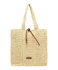 Gianni Chiarini Nefeli Shopper aus gehäkeltem Strohhut