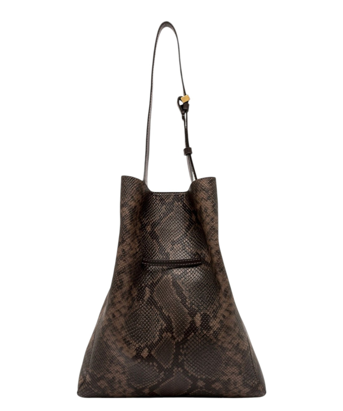 Dameshandtas Gianni Chiarini Sienna van leer met pythonprint