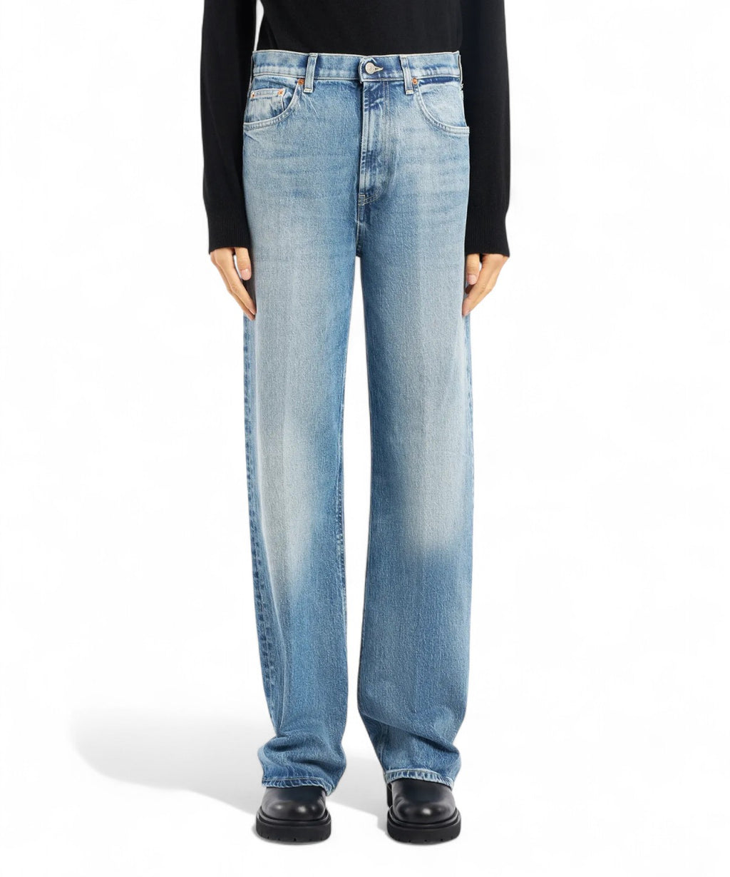 Jeans Francine Wide Leg Denim Stretch-Dondup-Jeans-Vittorio Citro Boutique