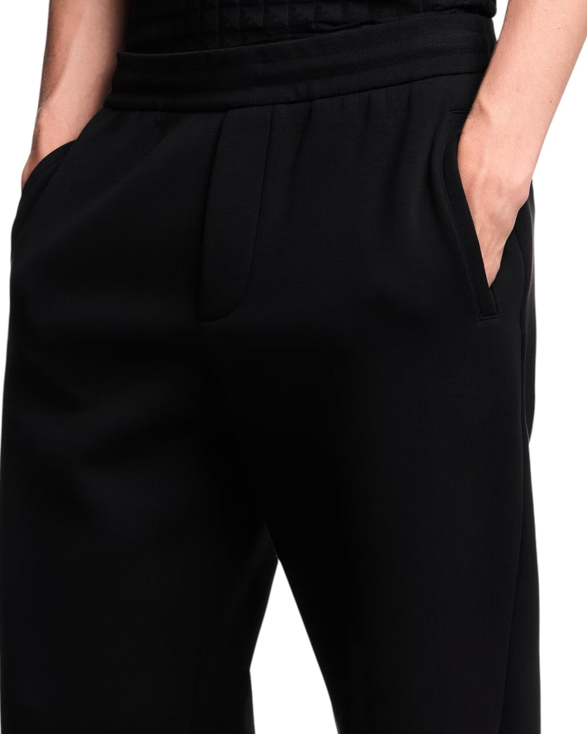 Pantaloni Jogger in Jersey ACC-Emporio Armani-Pantaloni-Vittorio Citro Boutique