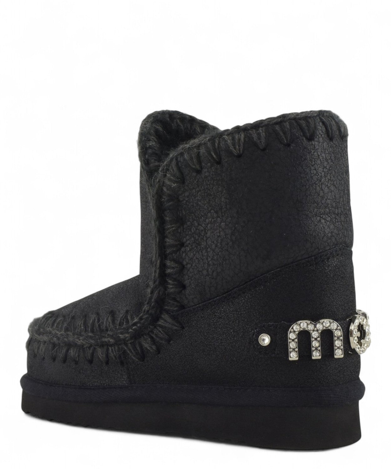 Stivaletto Eskimo 18 Rhinestones Logo Mou-Mou-Stivali-Vittorio Citro Boutique