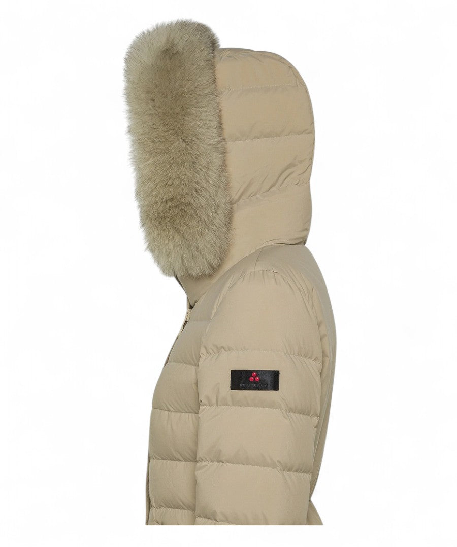 Piumino lungo Seriola ML 06 Fur con pelliccia-Peuterey-Piumini-Vittorio Citro Boutique