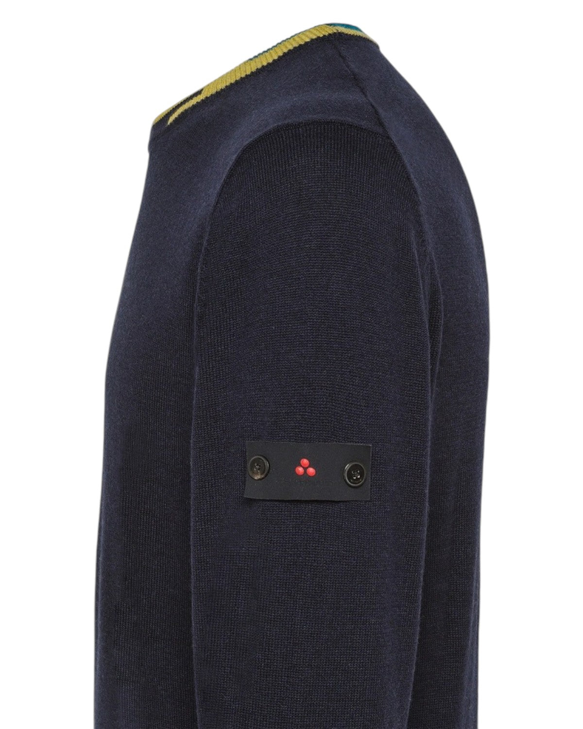 Maglione Marlon 04 in misto lana con dettagli a contrasto-Peuterey-Maglieria-Vittorio Citro Boutique