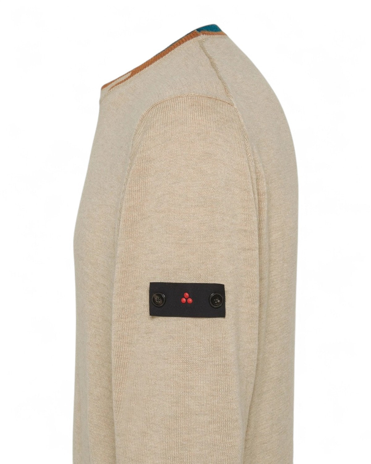 Maglione Marlon 04 in misto lana con dettagli a contrasto-Peuterey-Maglieria-Vittorio Citro Boutique