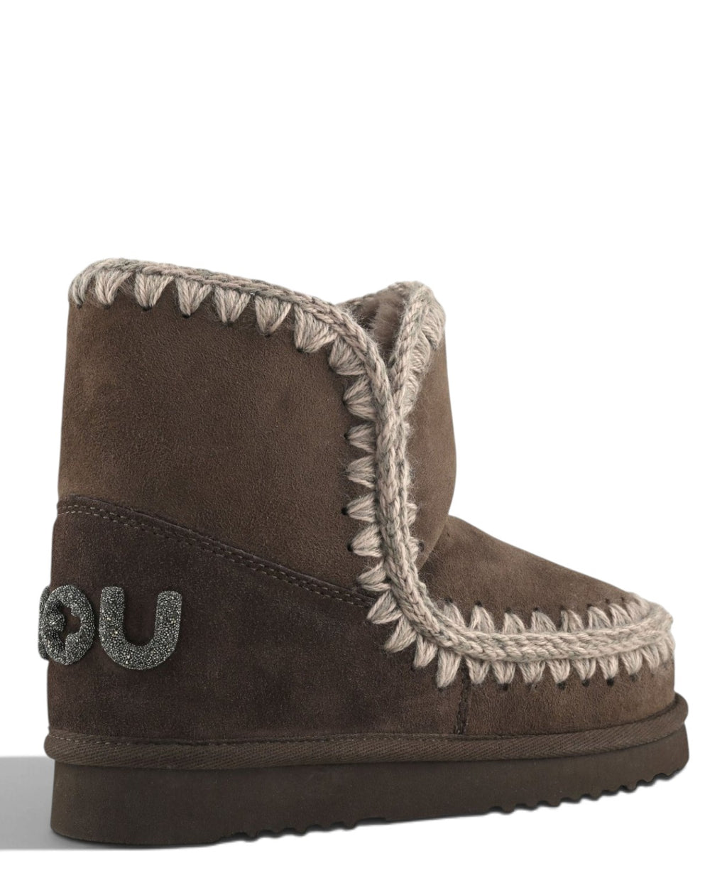 Damenstiefel Mou Eskimo 18 Glitter Logo aus Schaffell