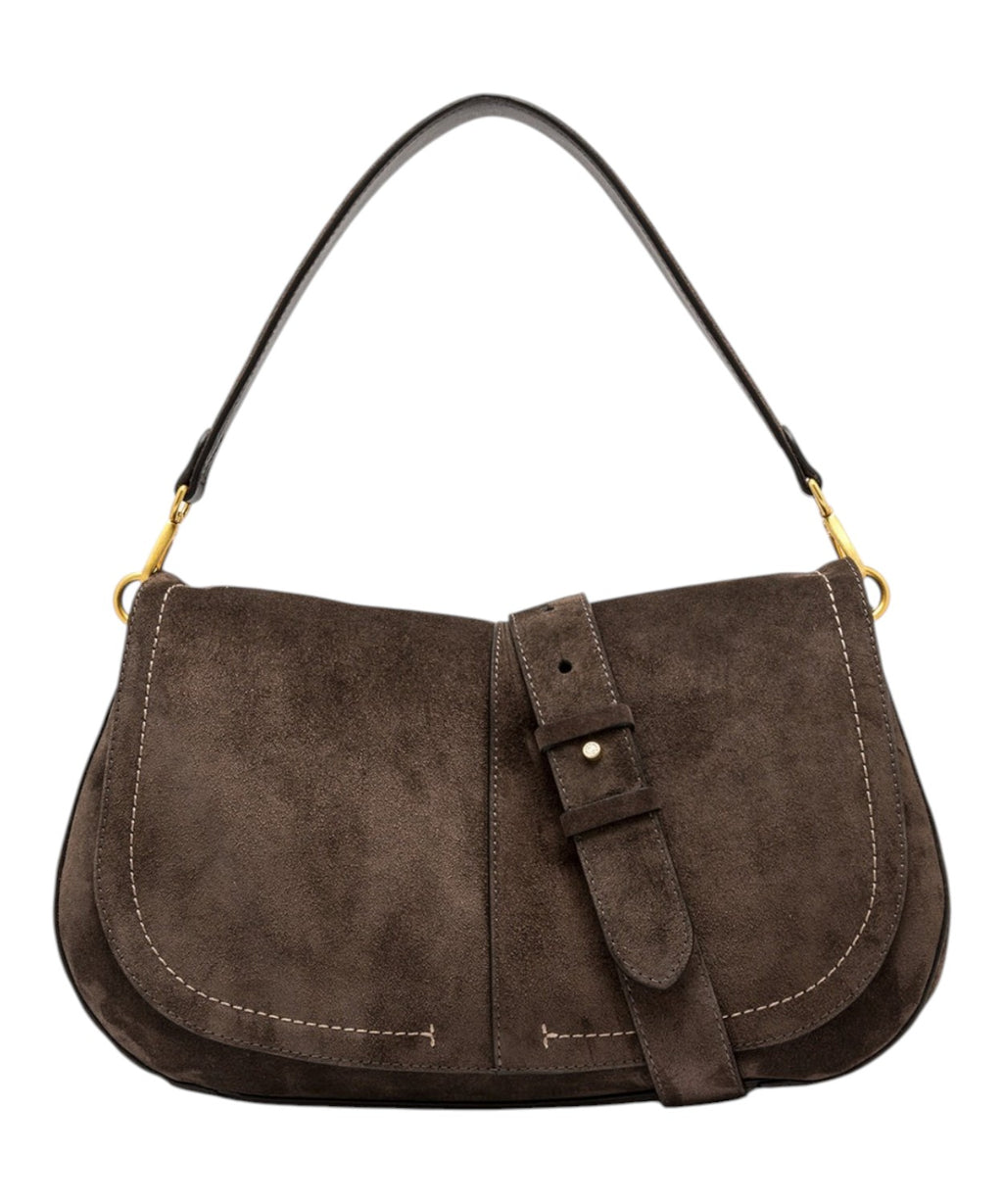 Borsa Gianni Chiarini Helena Round in Pelle Scamosciata