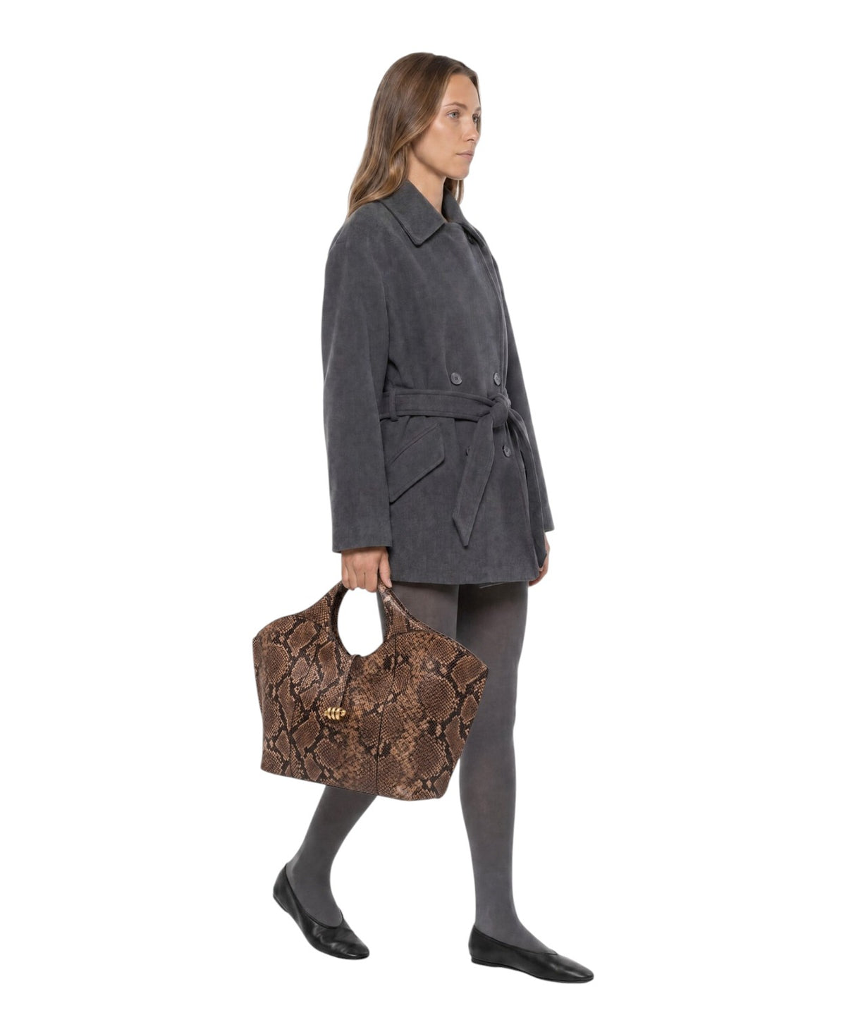 Damentasche Gianni Chiarini Infinity aus Leder mit Pythonprint