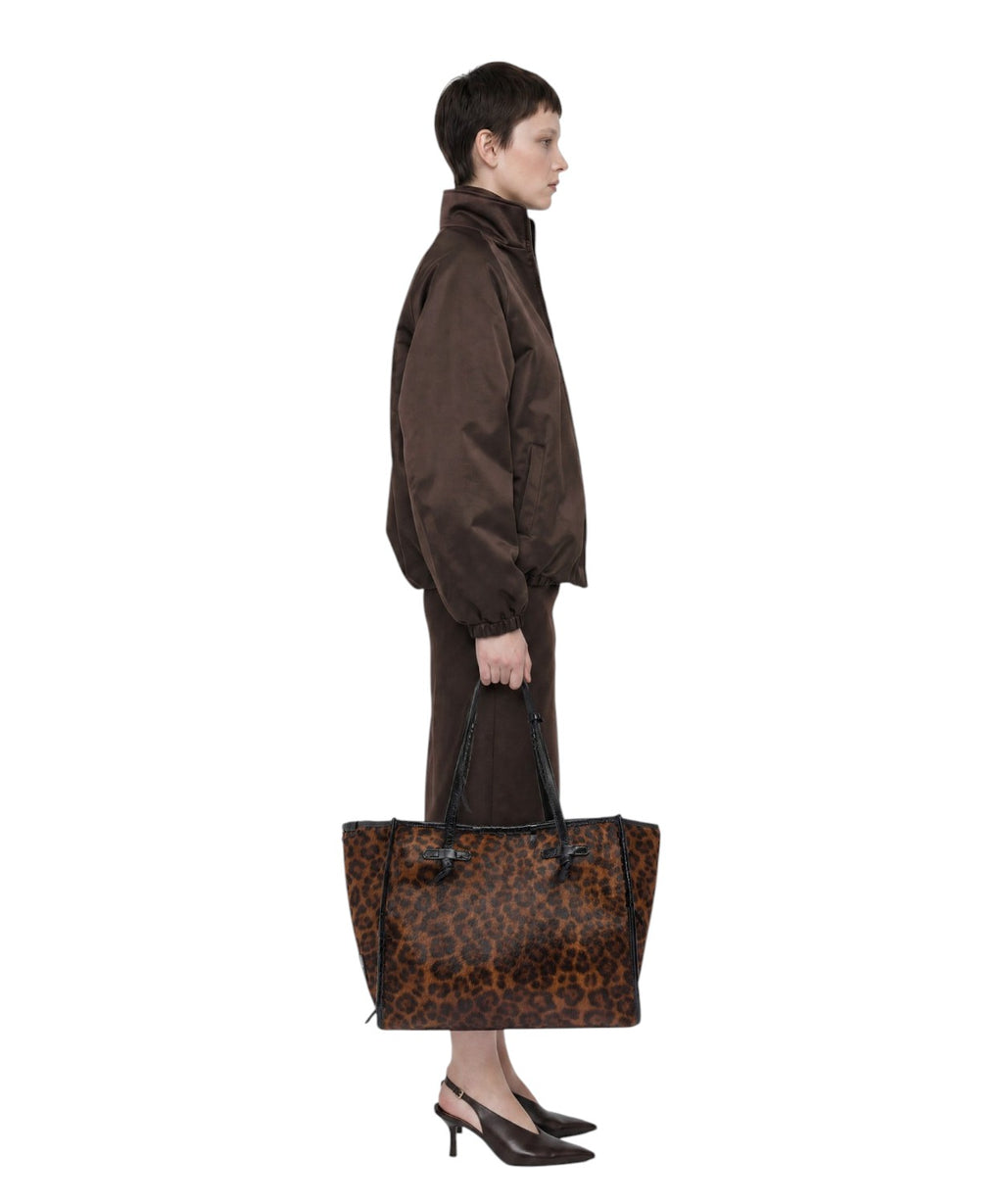 Damentasche Gianni Chiarini Marcella aus Leder mit Leo-Pony-Effekt