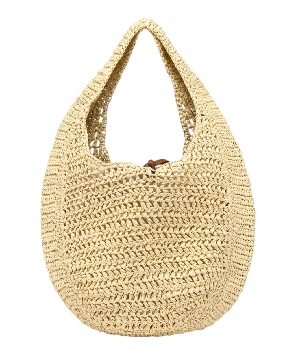 Borsa Nefeli Hobo Paglia Crochet Gianni Chiarini