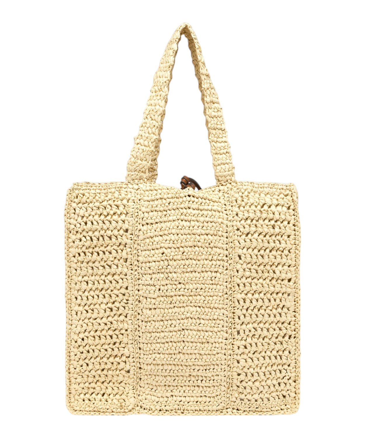 Gianni Chiarini Nefeli Shopper aus gehäkeltem Strohhut