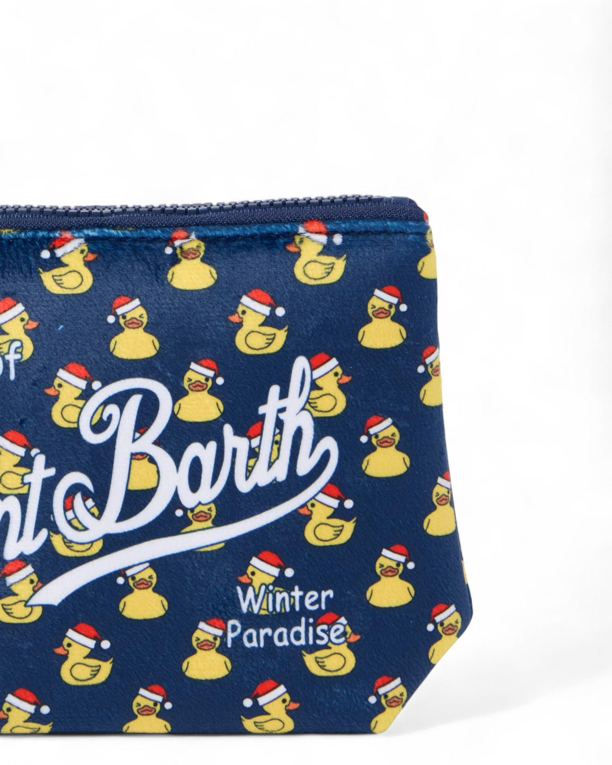 Pochette Aline con stampa logo e zip-Mc2 Saint Barth-Pochette-Vittorio Citro Boutique