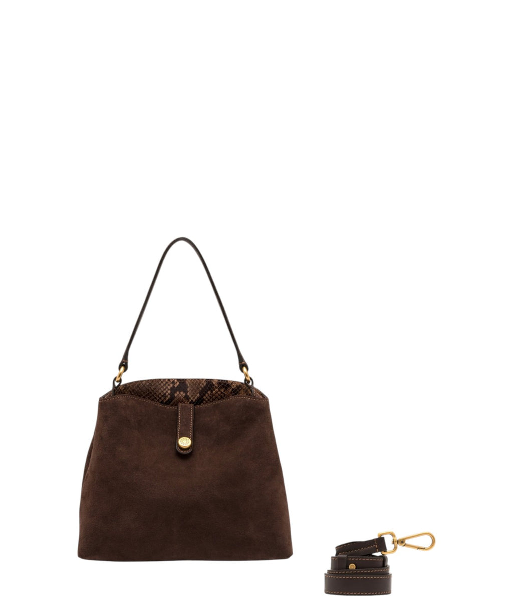 Damentasche Gianni Chiarini Fiona Mini aus Veloursleder