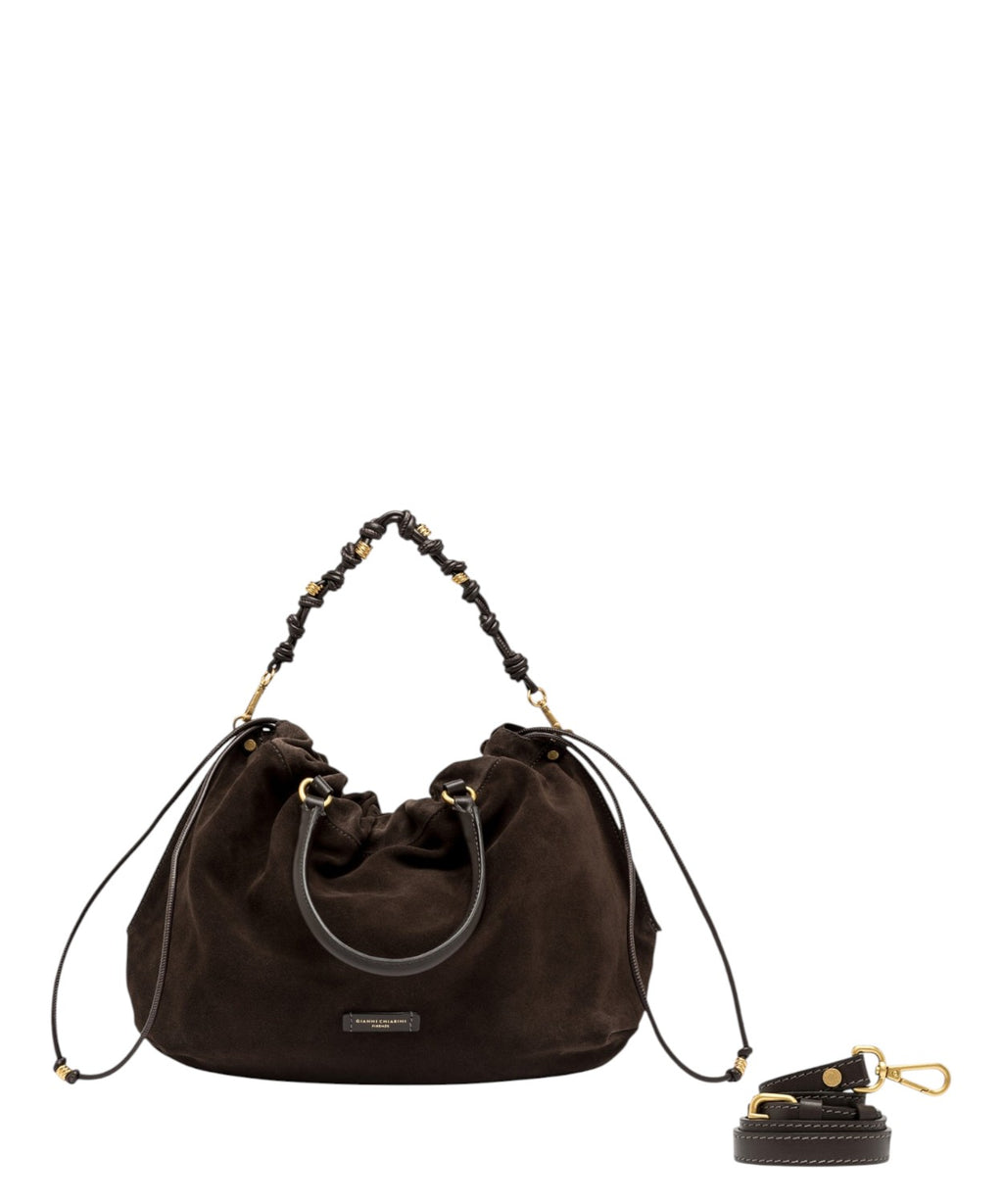 Borsa Donna Gianni Chiarini Morgana Large in Pelle Scamosciata