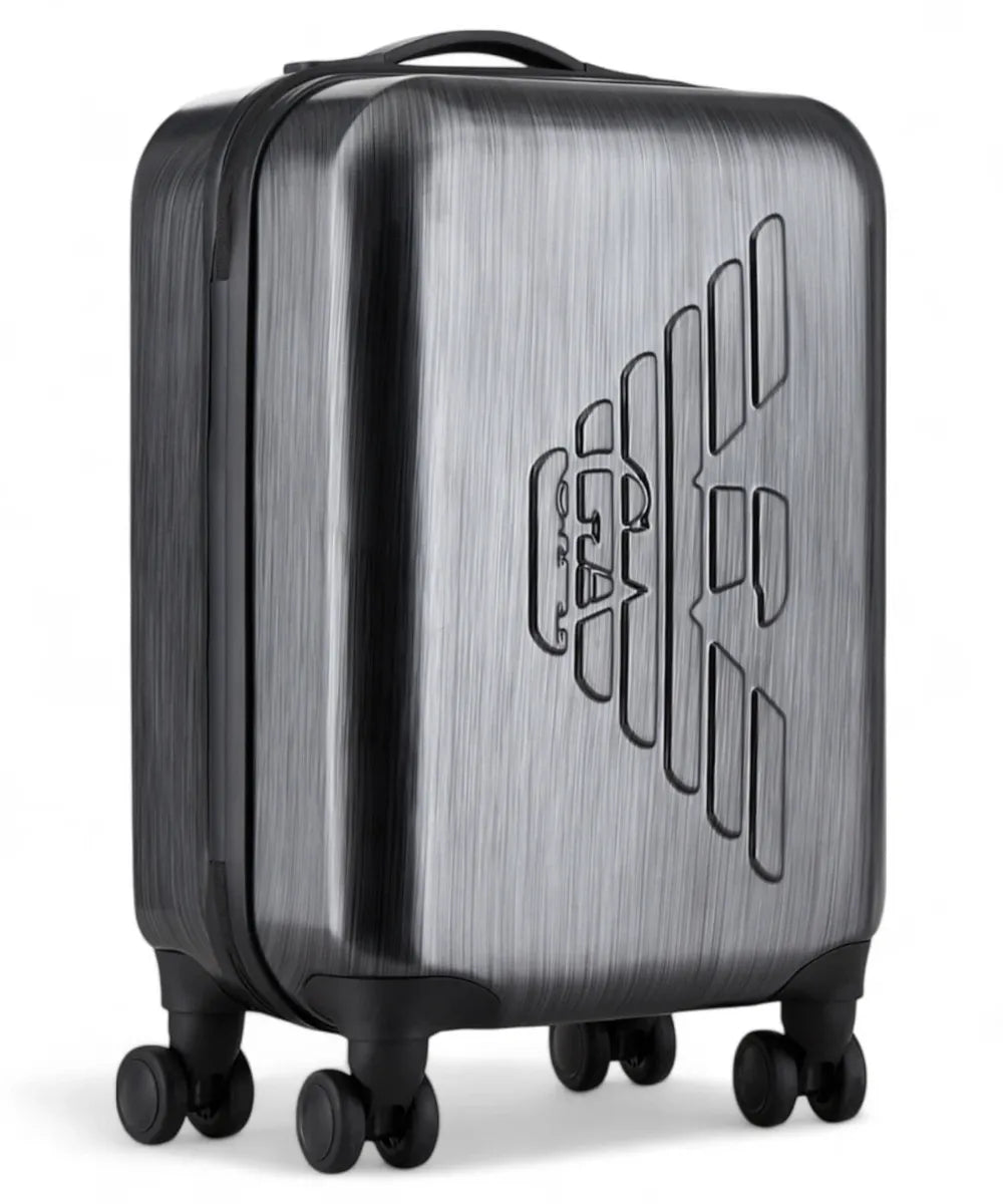 Trolley Cabina in ABS con Maxi Aquila 3D e Chiusura TSA-Emporio Armani-Valigie-Vittorio Citro Boutique