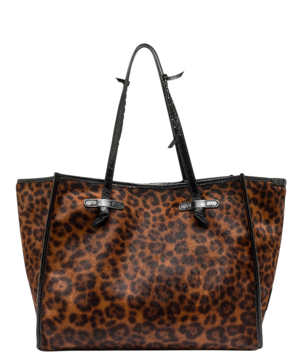 Damentasche Gianni Chiarini Marcella aus Leder mit Leo-Pony-Effekt