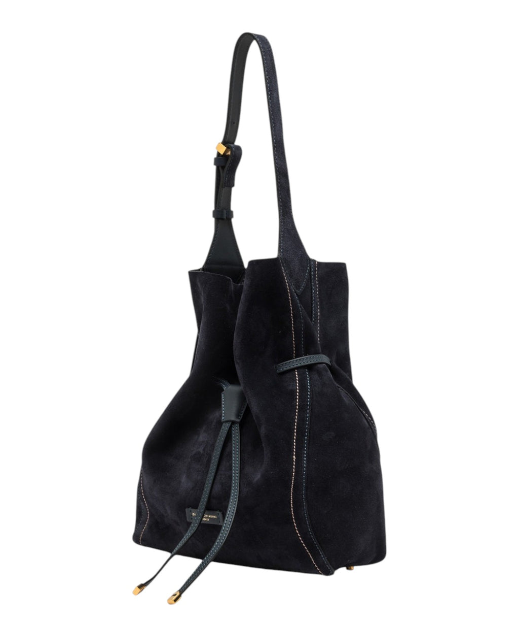 Carteira Gianni Chiarini Sienna Grande em pele de camurça