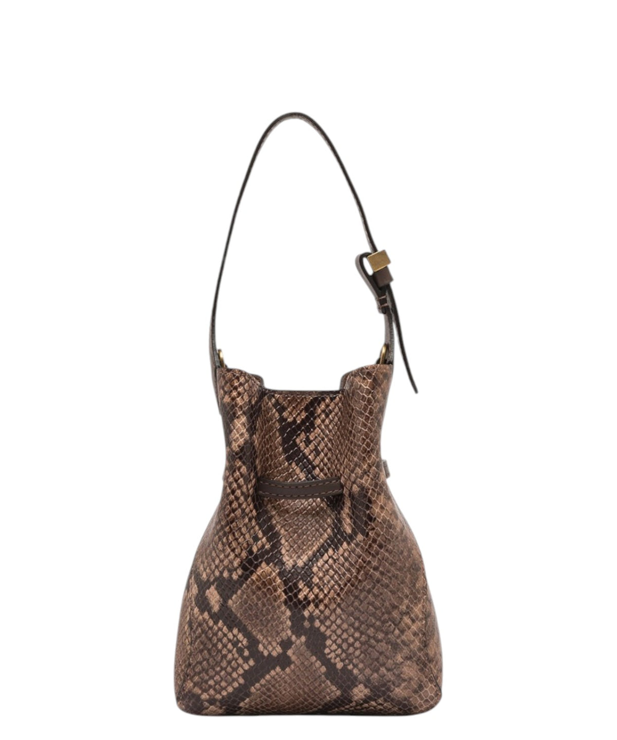 Dameshandtas Gianni Chiarini Sienna Mini van leer met pythonprint
