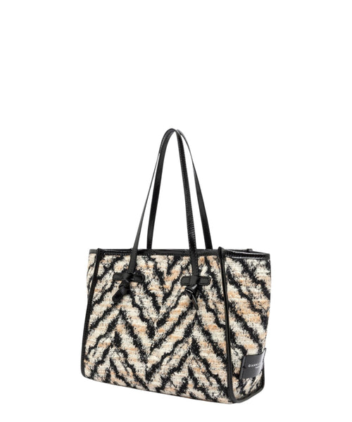 Tas Gianni Chiarini Marcella Zebra van gemengd wol
