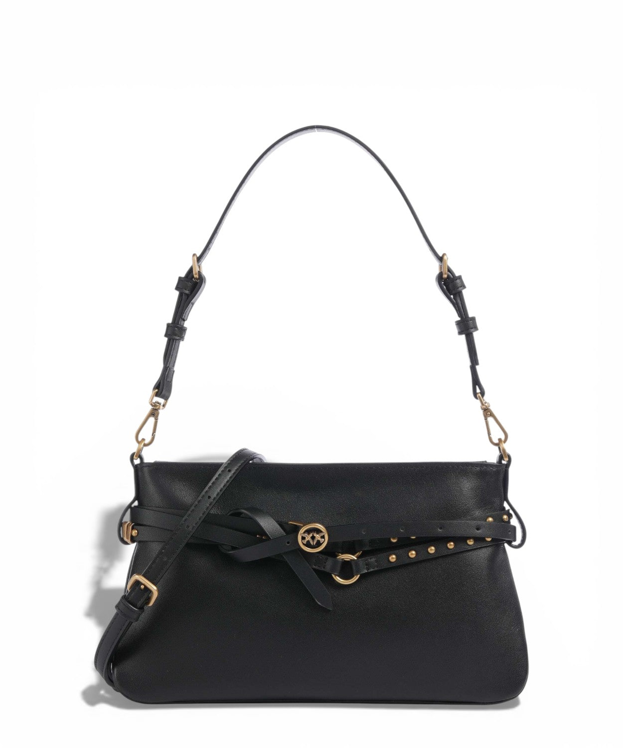 Borsa a Spalla Pinko Belt Mini in Pelle