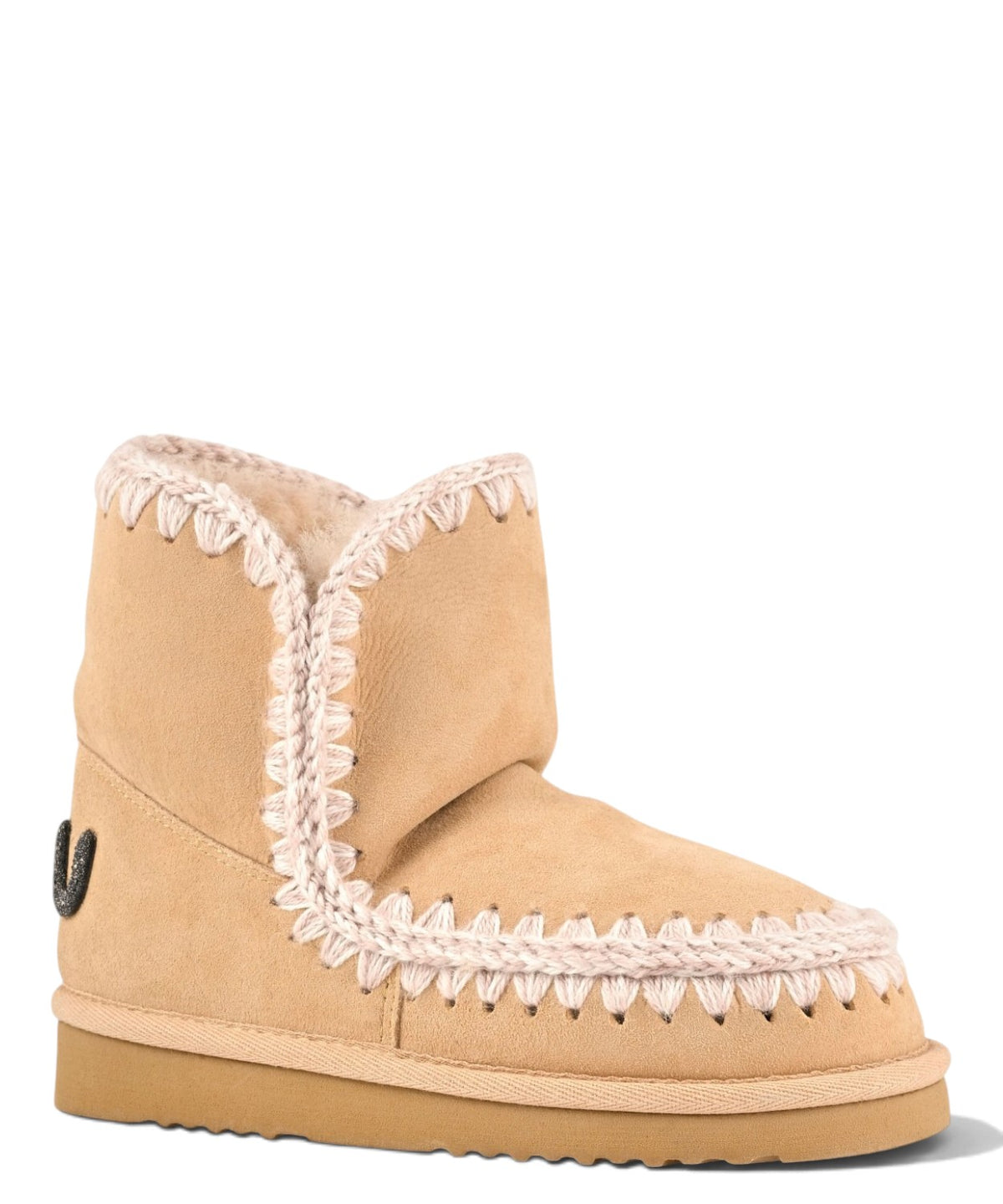 Women's Mou Eskimo 18 Glitter Logo Shearling Boots