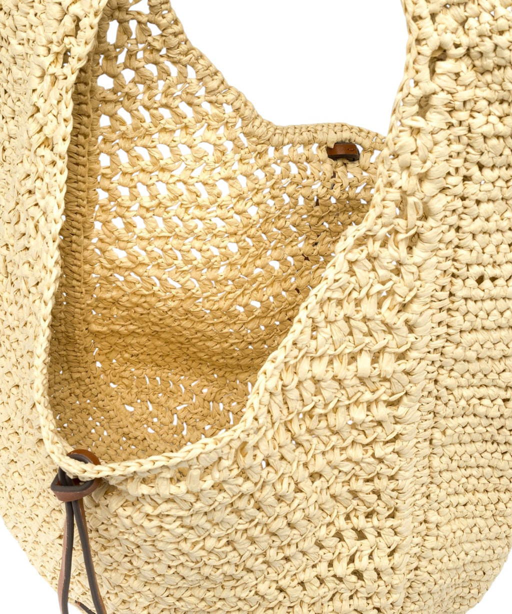 Borsa Nefeli Hobo Paglia Crochet Gianni Chiarini