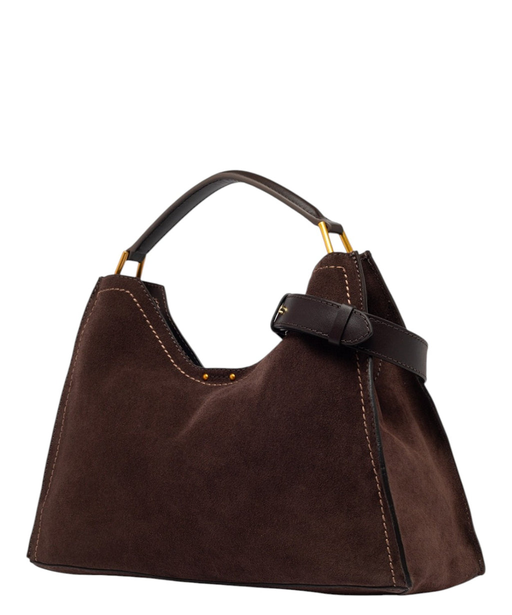 Damenhandtasche Gianni Chiarini Aurora aus Veloursleder