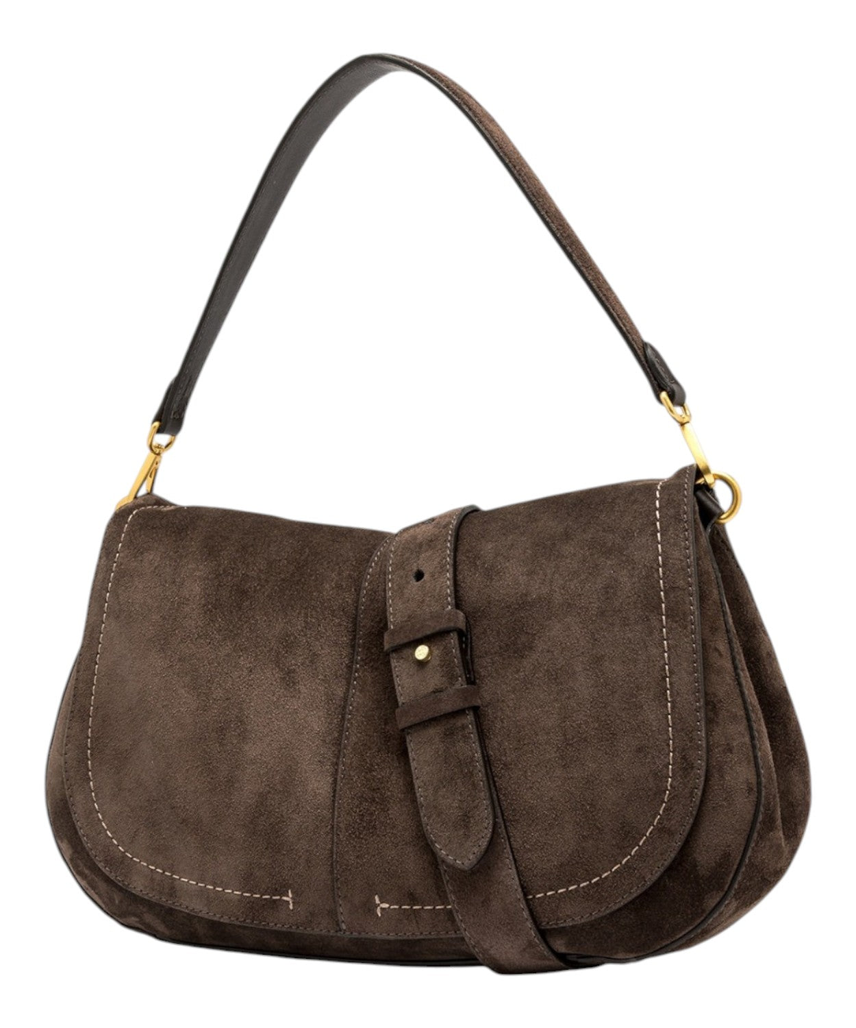 Borsa Gianni Chiarini Helena Round in Pelle Scamosciata