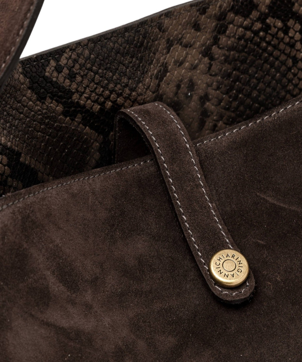 Gianni Chiarini Fiona Large damestas van suède voor dames