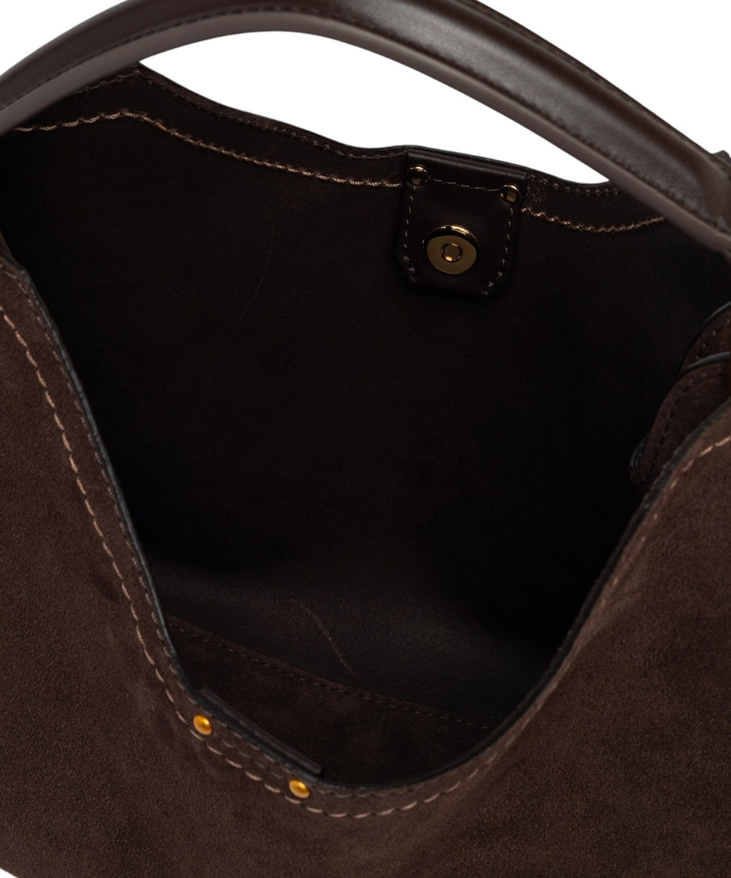 Damenhandtasche Gianni Chiarini Aurora aus Veloursleder