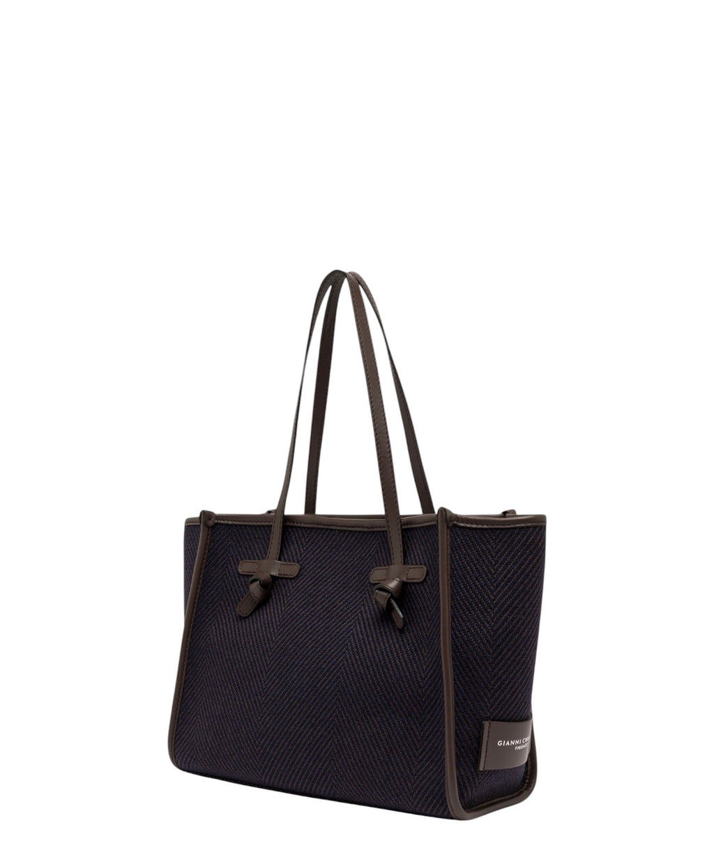 Shopping borsa Gianni Chiarini Marcella in lana spigata