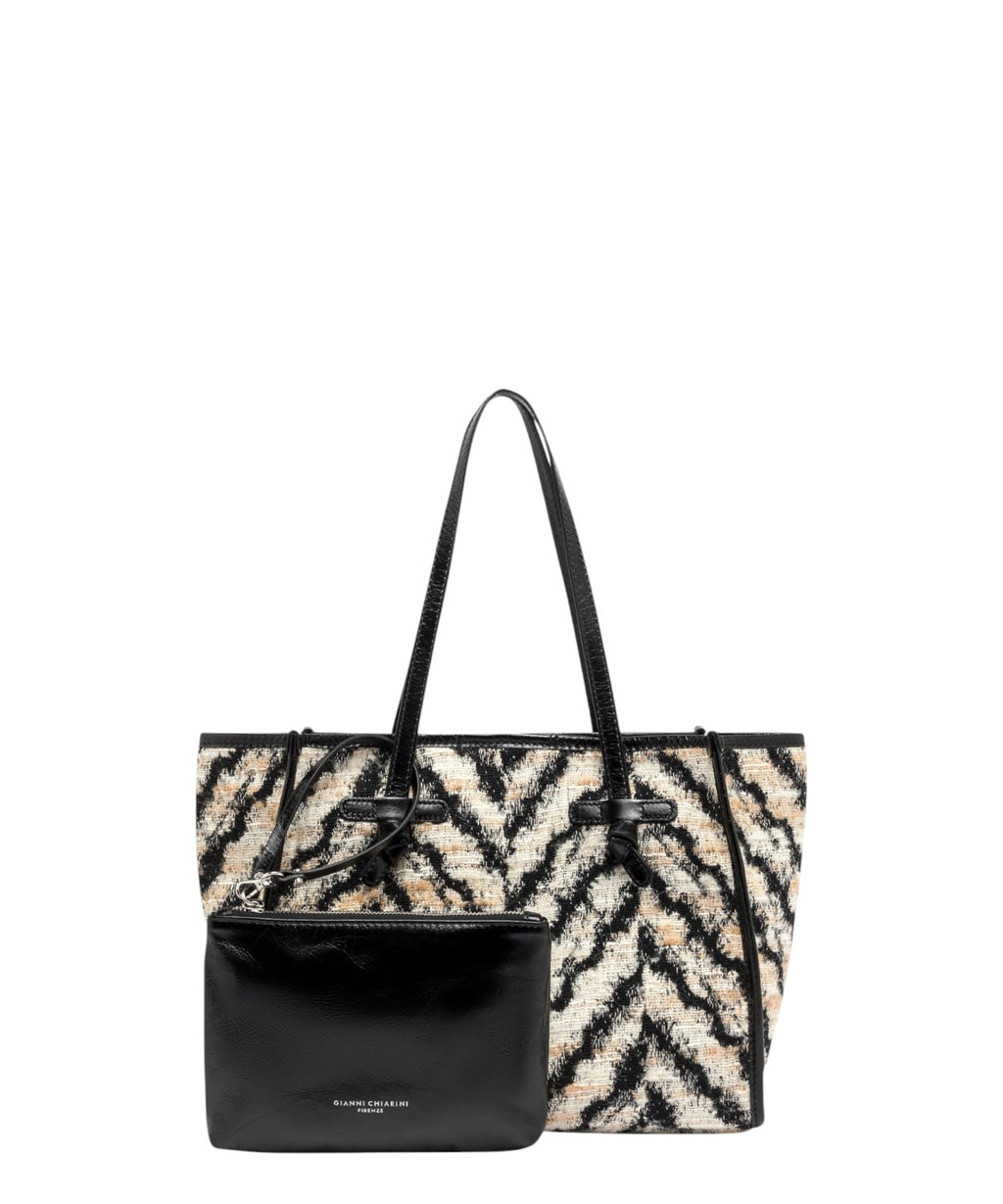 Tas Gianni Chiarini Marcella Zebra van gemengd wol