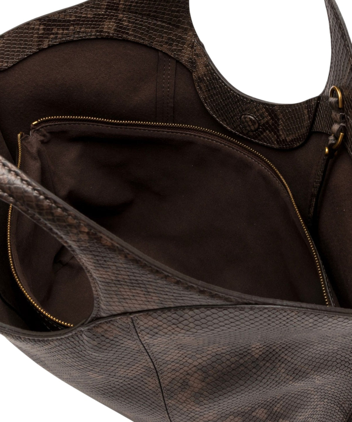 Bolsо de mujer Gianni Chiarini Infinity de piel con estampado de pitón