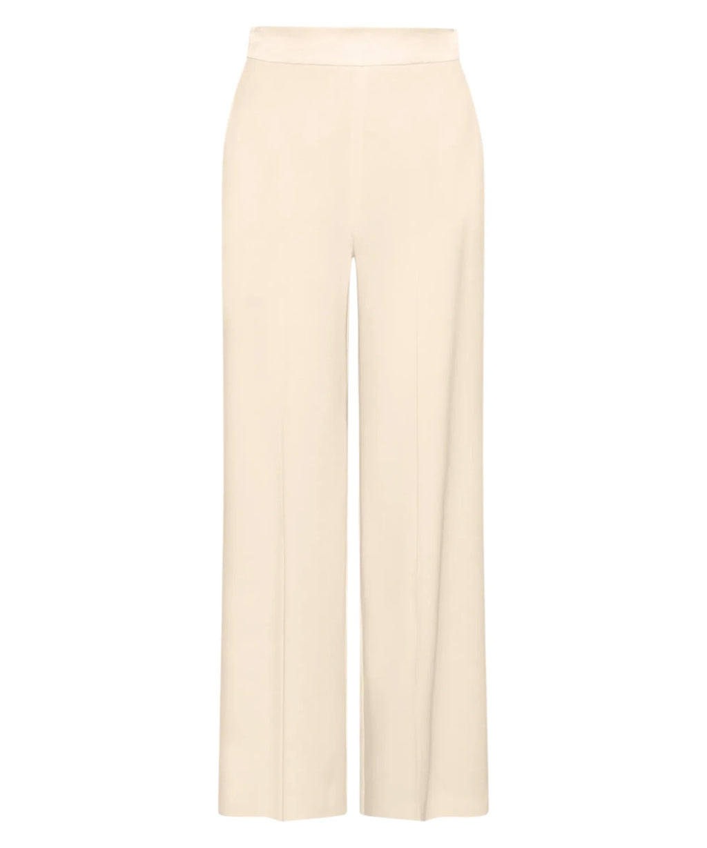 Pantaloni Donna STAMPA Ampi in Crêpe Envers Satin