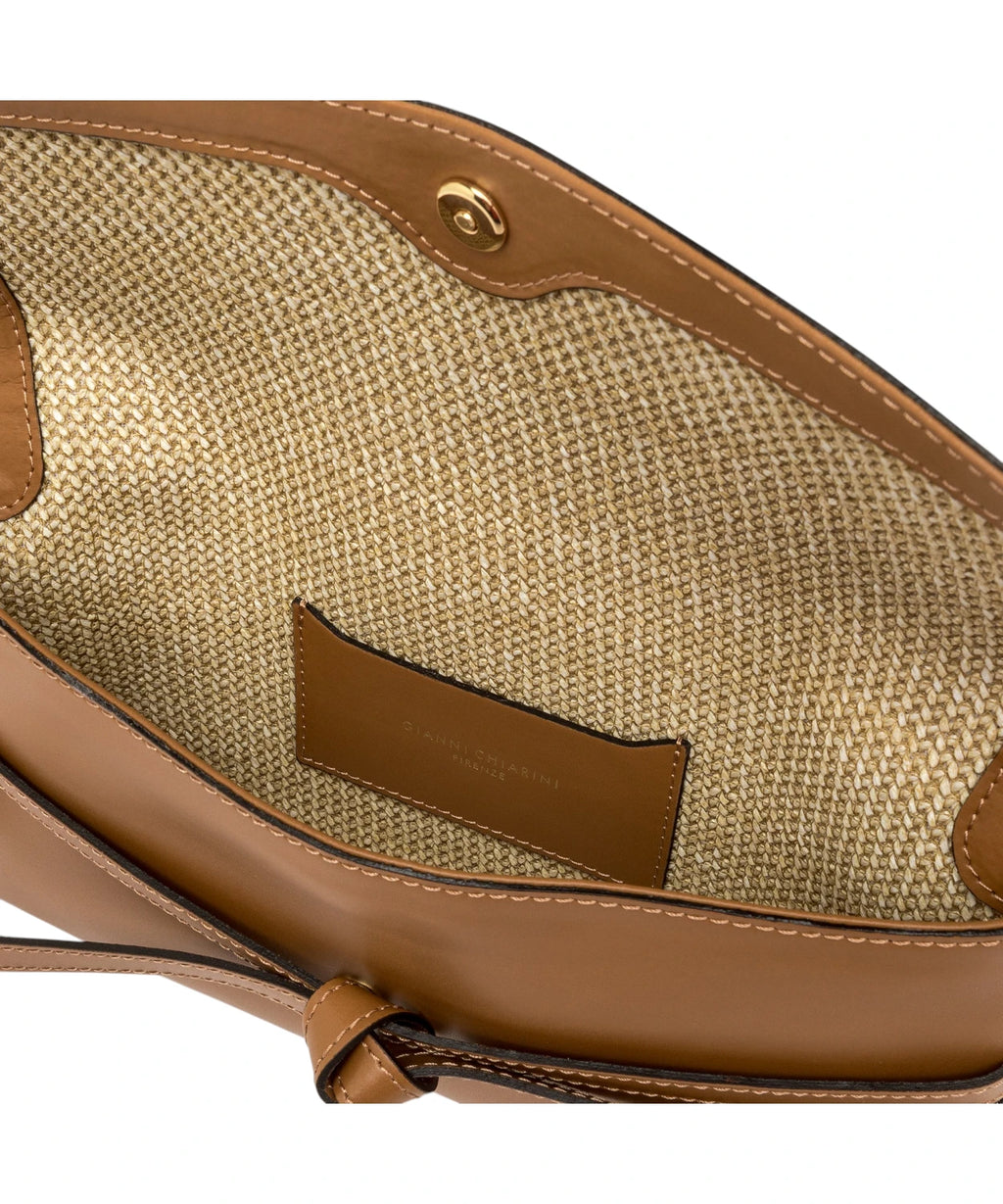 Gianni Chiarini BELTY Leather Clutch with Removable Shoulder Strap
