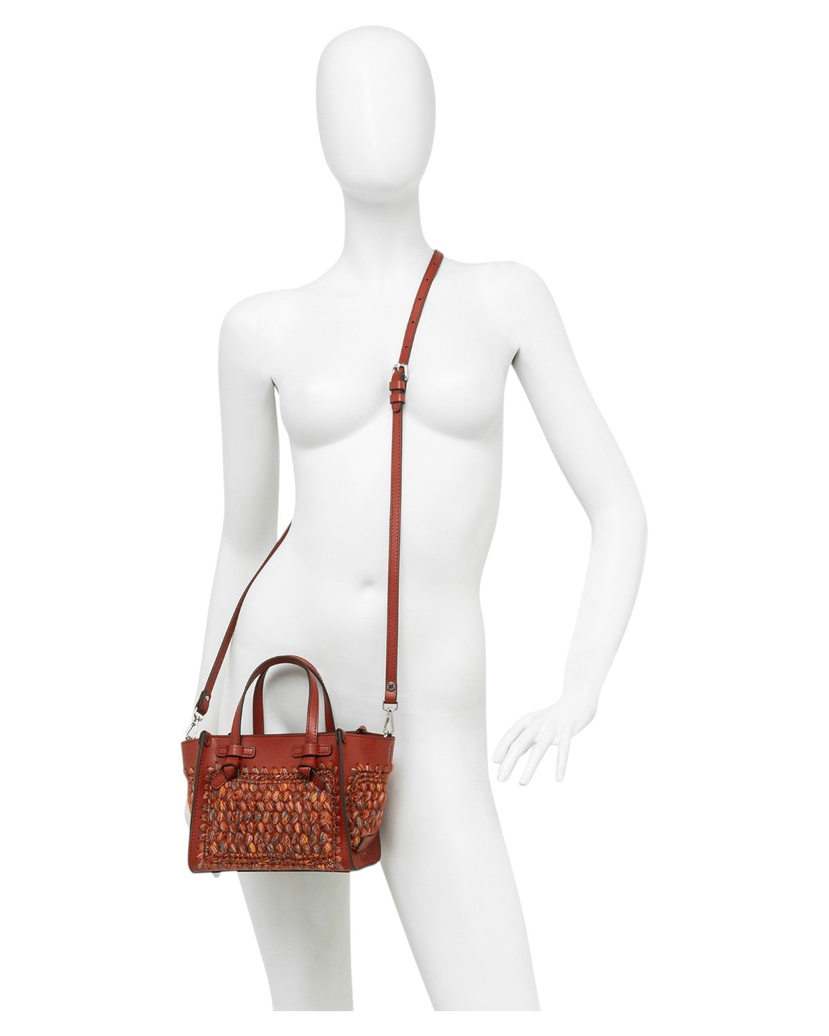 Borsa Miss Marcella in lana e pelle-Gianni Chiarini-Borse a mano-Vittorio Citro Boutique