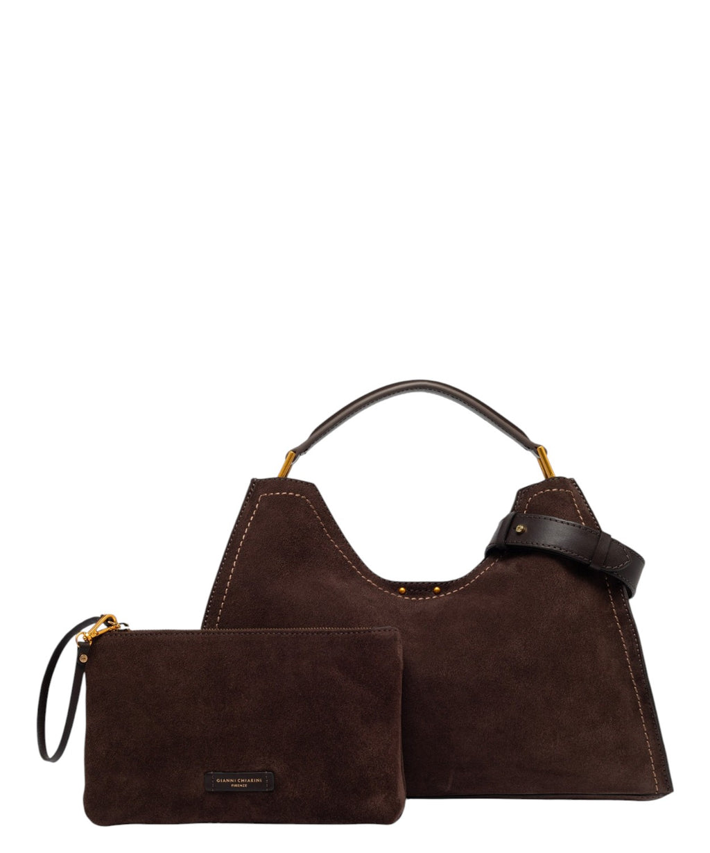 Damenhandtasche Gianni Chiarini Aurora aus Veloursleder