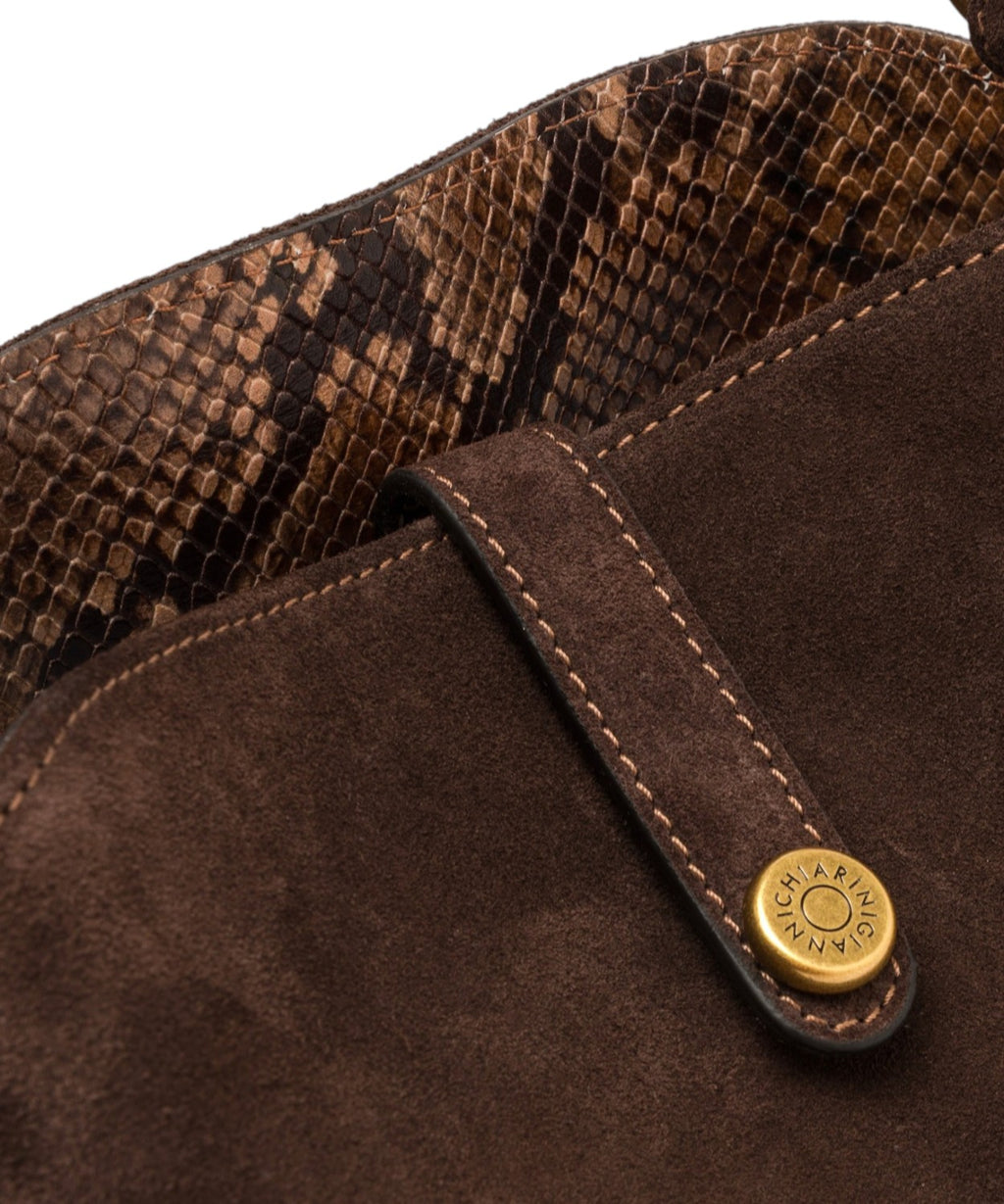 Damentasche Gianni Chiarini Fiona Mini aus Veloursleder