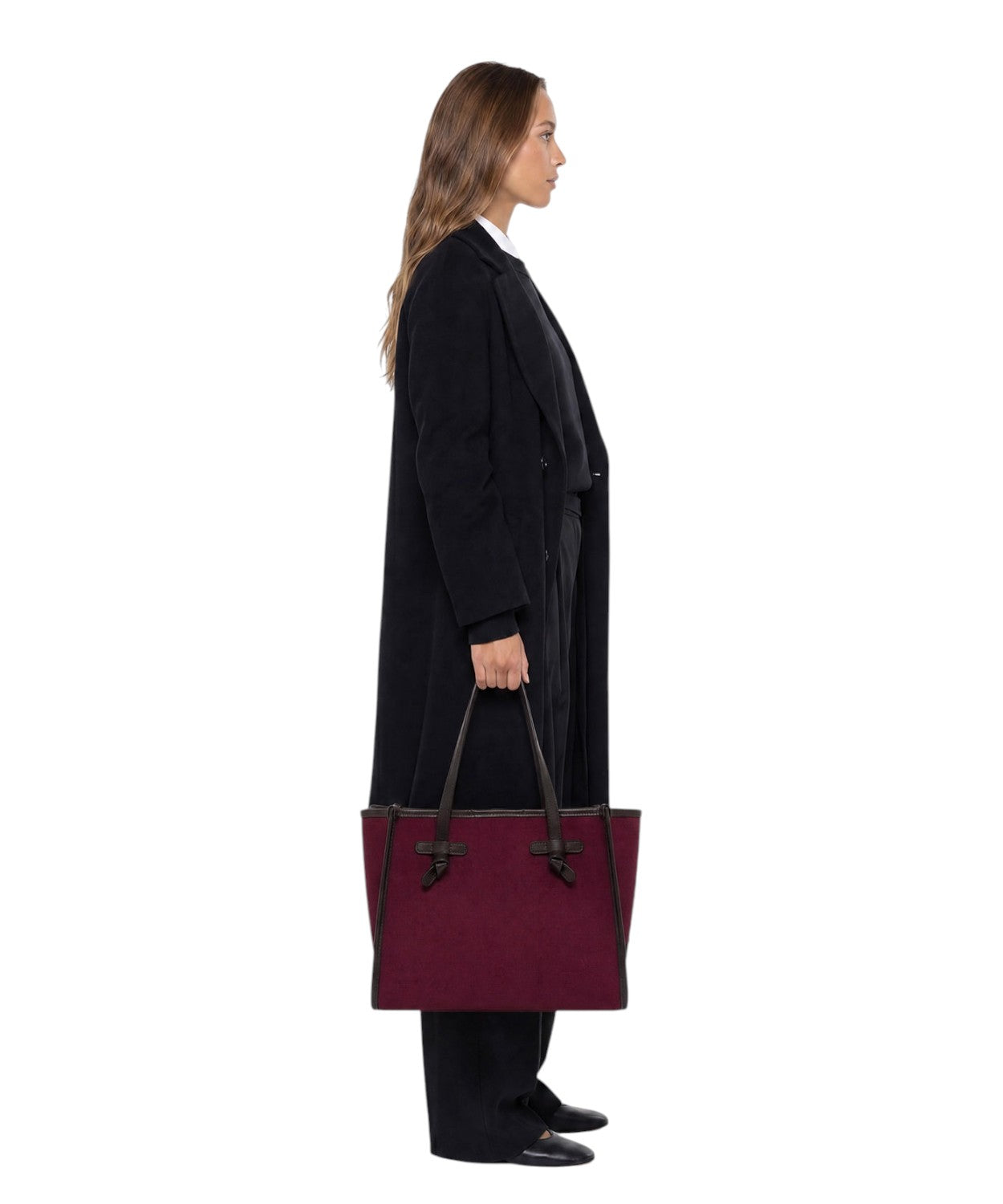 Borsa a spalla Marcella Gianni Chiarini in Canvas