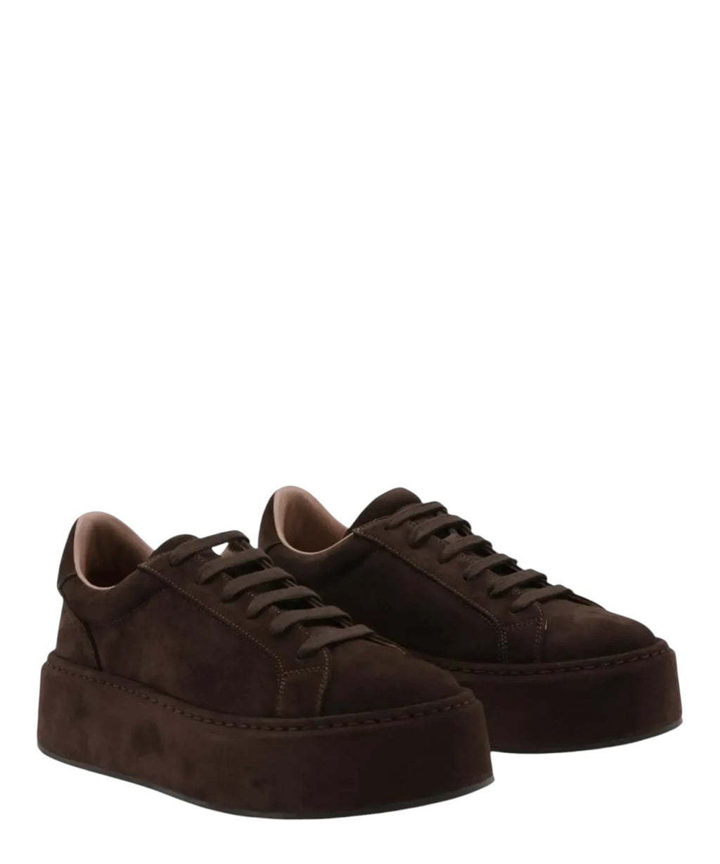 Sneakers Casadei High Box in Camoscio dal Design Moderno