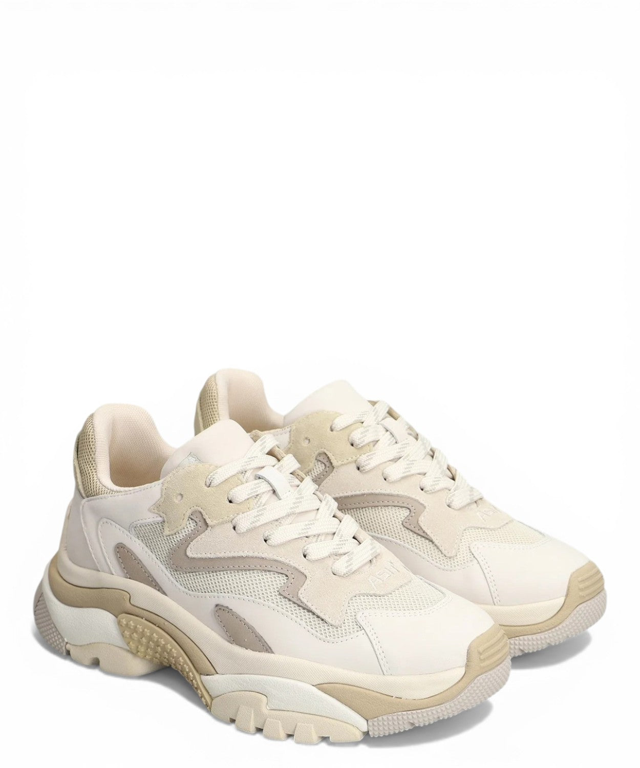 Sneakers Chunky Ash Addict in Pelle e Tessuto Tecnico