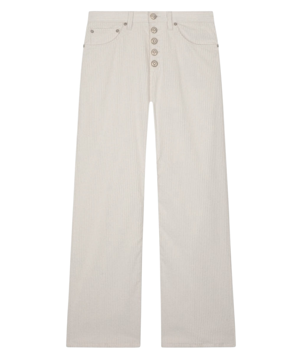 Dondup pantalone jaqueline in velluto a coste
