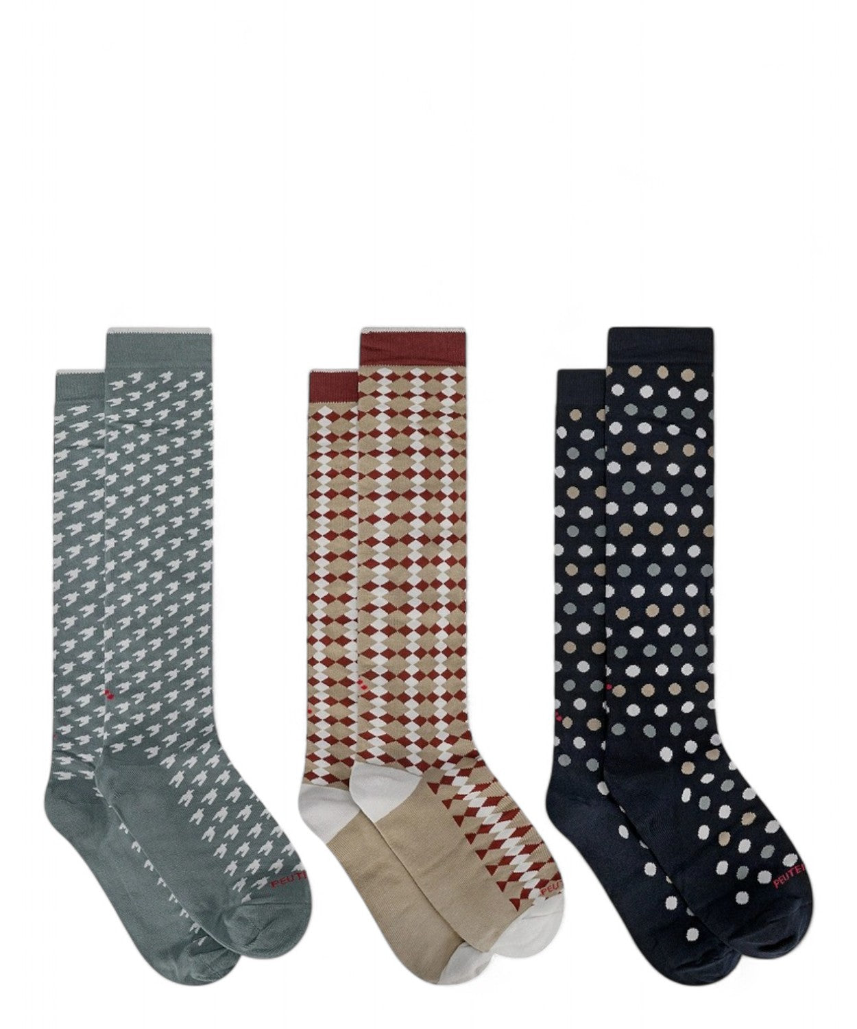 Set di 3 Calzini Fantasia Kit Donatello Print 02 Misto Cotone-Peuterey-Calze e calzini-Vittorio Citro Boutique