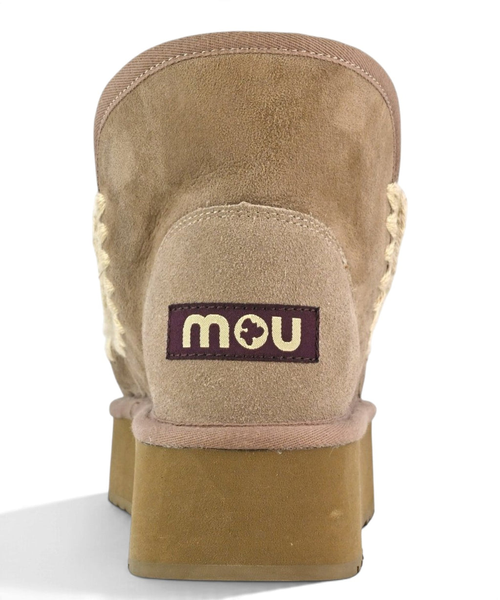 Botas de plataforma Mou Mini Eskimo de ante y piel de borrego