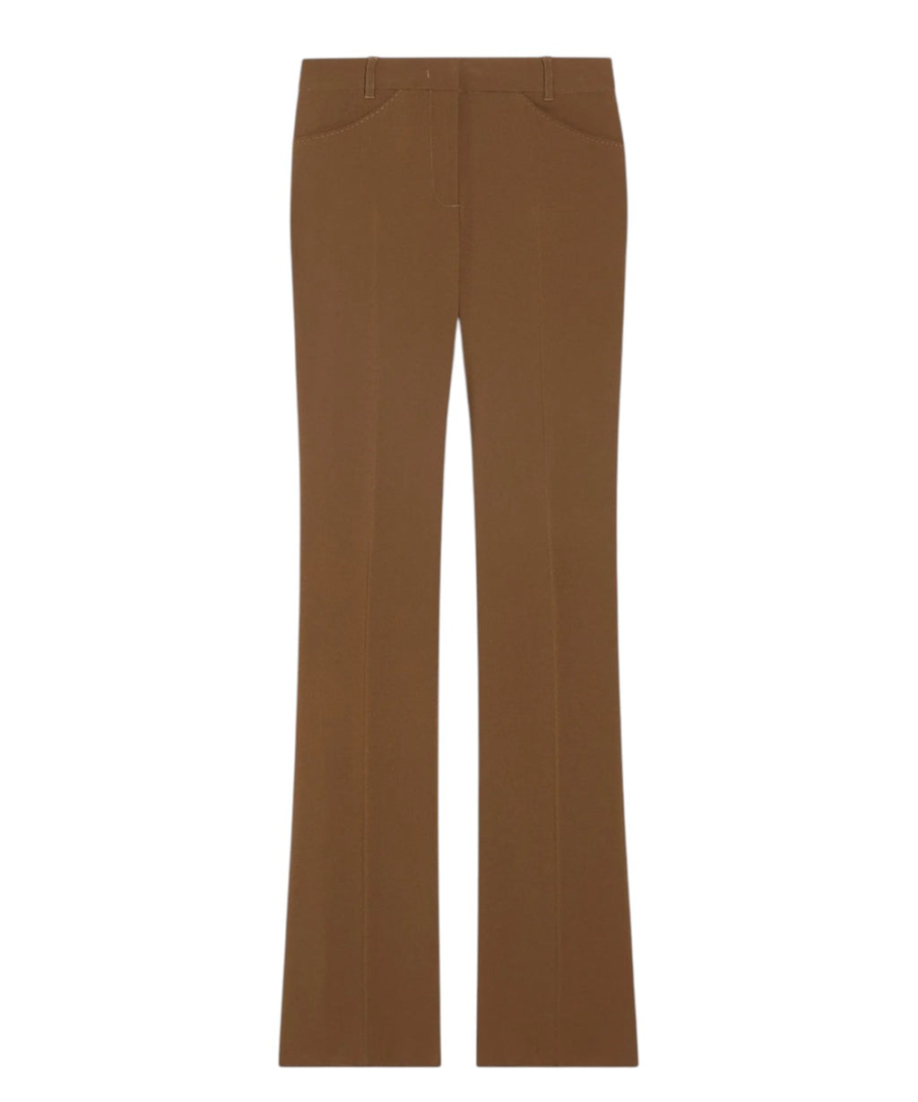 Marella Pantalone Donna Mini Flare Crêpe Satin