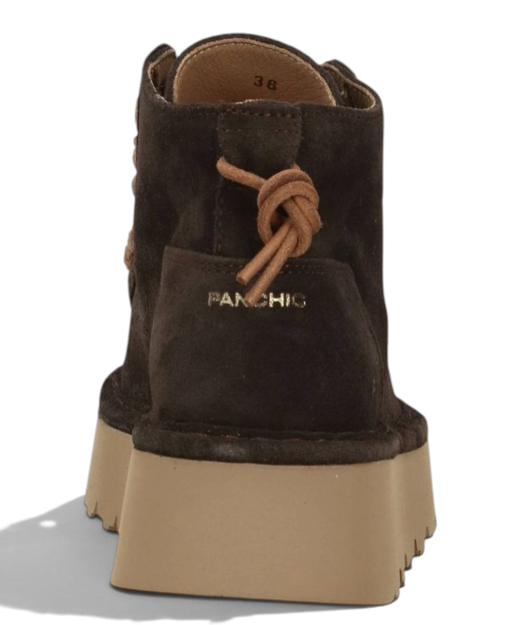 Botín bajo de ante para mujer Panchic P003 Muse