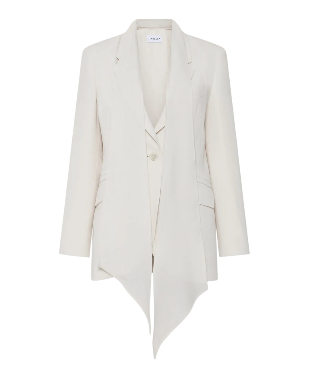 Giacca Donna in Satin con Sciarpa Coordinata