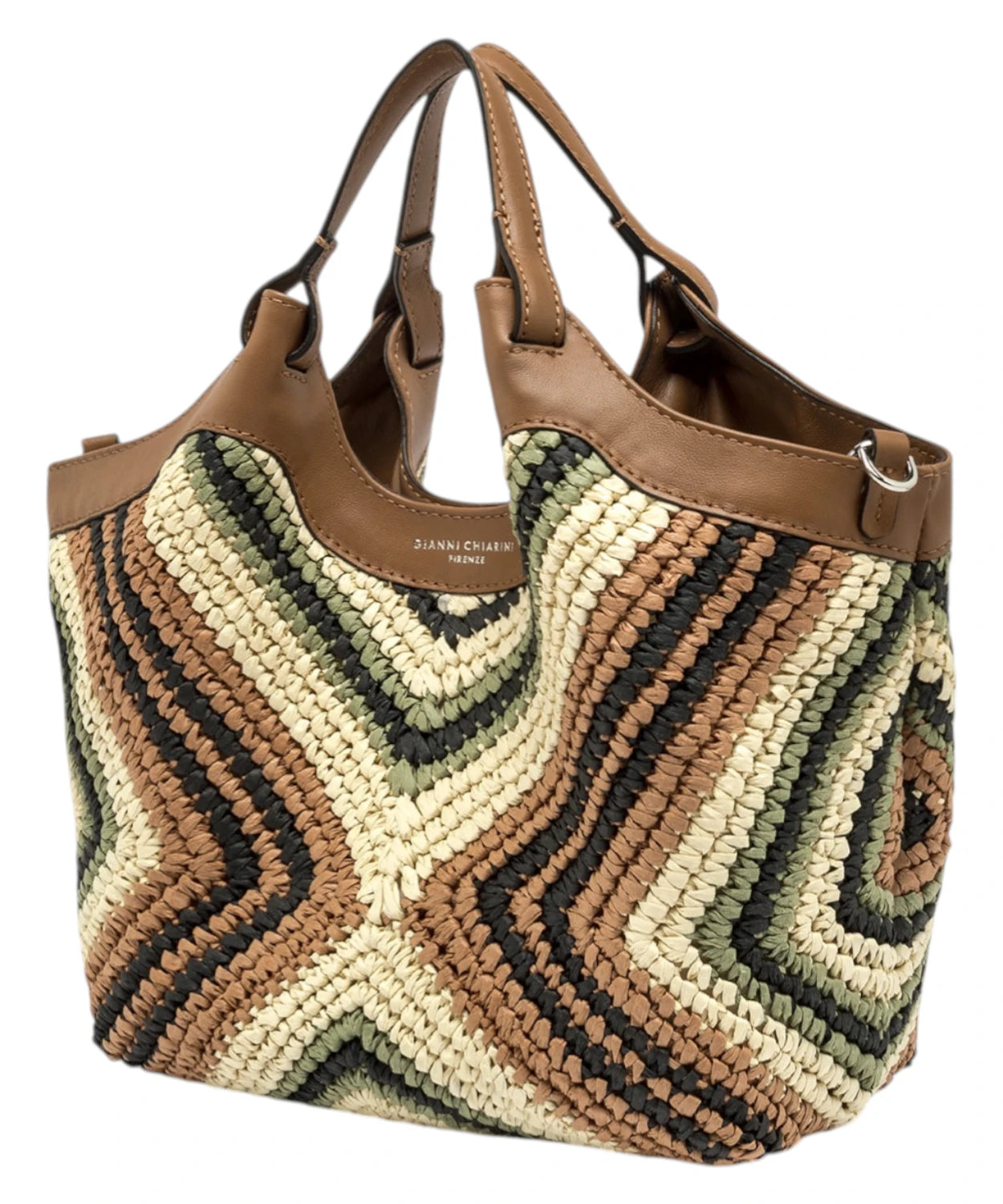 Borsa Paglia Intrecciata Gianni Chiarini DUA Mini