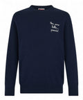 Maglione Heron Light con ricamo "Non sono bello..."-Mc2 Saint Barth-Maglieria-Vittorio Citro Boutique