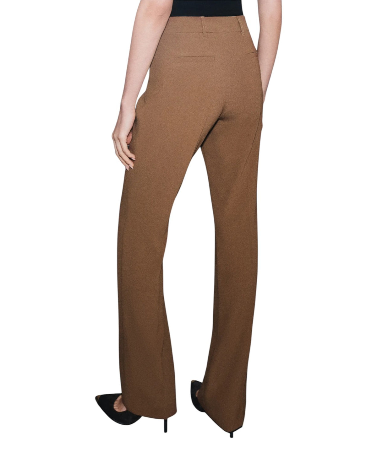 Marella Pantalone Donna Mini Flare Crêpe Satin